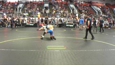 100 lbs Semifinal - Logan Welmerink, Rockford WC vs Luka Lehre, Gaylord WC