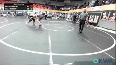 195C lbs Rr Rnd 1 - Bryer Lenaburg, Hinton Takedown Club vs Cale Holcomb, Elgin Wrestling