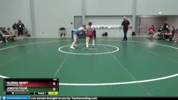 132 lbs Placement Matches (8 Team) - Alanna Haney, Washington vs Jordyn Fouse, Pennsylvania Blue