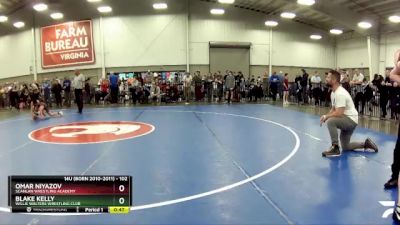 102 lbs Cons. Round 1 - Blake Kelly, Willie Walters Wrestling Club vs Omar Niyazov, Scanlan Wrestling Academy