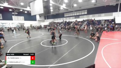 150 lbs Quarterfinal - Jessie Valenzuela Jr, Rough House Wrestling Club vs Diego Valdiviezo, Poway Wrestling