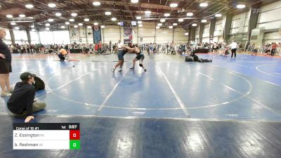 220 lbs Consi Of 16 #1 - Zion Essington, PA vs Bentley Fleshman, VA