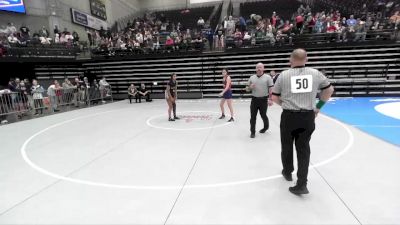 130 lbs Cons. Semi - Kathryn De Groot, Woods Cross vs Nehemiah Cook, Highland