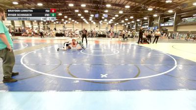 126 lbs Rr Rnd 2 - Brayden Luinstra, Prairie Outlaws - HSB vs Ryker Schingeck, FORGE H/S 2 - HSB