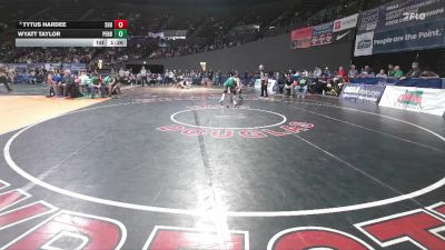 4A Boys 132 lbs Quarterfinal - Tytus Hardee, Sweet Home Boys vs Wyatt Taylor, Pendleton Boys