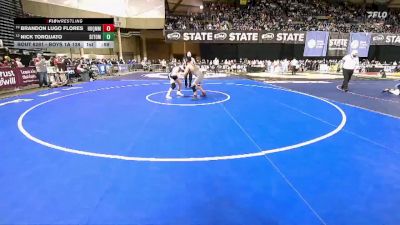 Boys 1A 138 lbs Cons. Round 2 - Brandon Lugo Flores, Hoquiam vs Nick Torquato, Seton Catholic