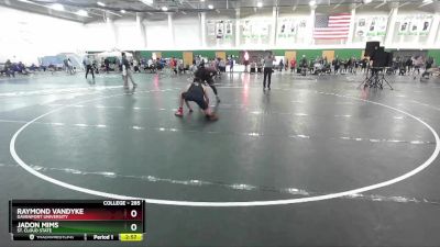 285 lbs Prelim - Raymond VanDyke, Davenport University vs Jadon Mims, St. Cloud State