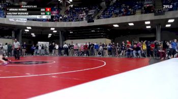 110 lbs Champ. Round 3 - Ariana Humes, Unattached vs Aaliyah Vazquez, Unattached