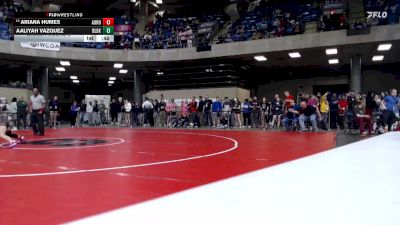 110 lbs Champ. Round 3 - Ariana Humes, Unattached vs Aaliyah Vazquez, Unattached