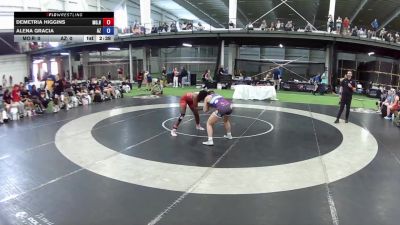 140 lbs Demetria Higgins, Missouri Red vs Alena Gracia, Arizona