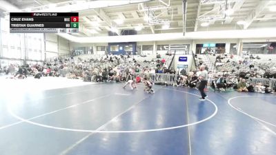 92 lbs Quarterfinals (8 Team) - Tristan Guarnes, Mat Demons vs Cruz Evans, Warriors Of Christ