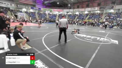 61 lbs Quarterfinal - Baylor Garrison, Montrose Elite vs Jeremiah Esquibel, Pomona Elite