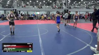 92 lbs Round 3 (6 Team) - Braiden Lotier, TNWC vs Jack Beaulieu, 84 Athletes