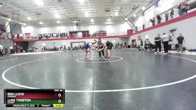 285 lbs Champ. Round 2 - Ben Lloyd, Gannon vs Luke Tweeton, UMary