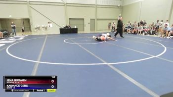 130 lbs Quarters & 1st Wb (16 Team) - Jena Gumahin, Missouri Blue vs Kaidance Gerg, Idaho