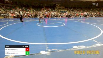 61 lbs Round Of 16 - Mason Hammons, Fremont Wrestling Club vs Kal Thompson, Purler Wrestling, Inc