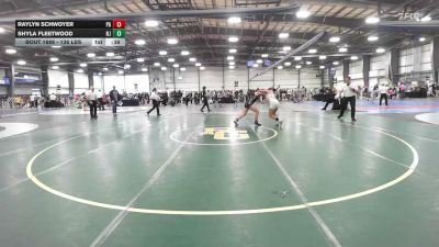 138 lbs Consi Of 32 #2 - Raylyn Schwoyer, PA vs Shyla Fleetwood, NJ
