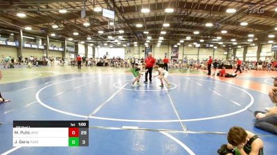 85 lbs Rr Rnd 1 - Maxwell Pulis, Upstate Uprising Red vs John Rocco Garis, Pursuit Wrestling Academy - Green