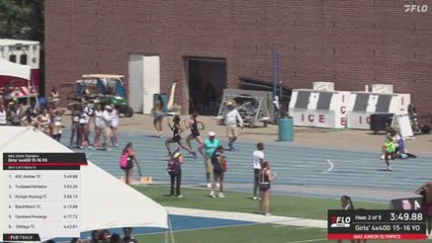 2026 AAU Junior Olympic Games - Youth Girls' 4x400m Relay, Semi-Finals 3 - Age 15-16