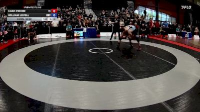 60kg Cons. Semi - Cash Friend, The ROC vs William Lovell, Matmen Wrestling Club