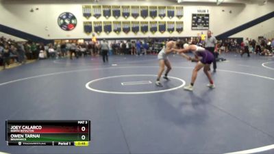 132 lbs Cons. Round 5 - Owen Tarnai, Brunswick vs Joey Calarco, North Royalton