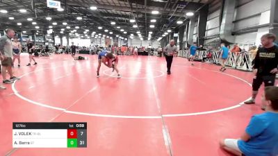 127 lbs Rr Rnd 3 - JAKE VOLEK, Triumph Blue vs Anthony Barra, Steller Trained Fett