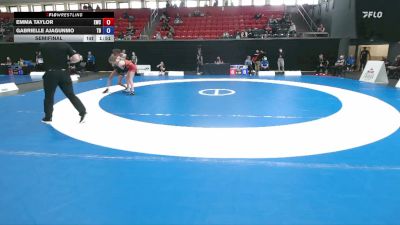 46kg Semifinal - Emma Taylor, Edmonton Wrestling Club vs Gabrielle Ajagunmo, Team Discipline