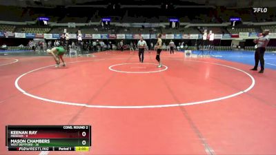 150 lbs Semis & Wb (16 Team) - Mason Chambers, West Deptford vs Keenan Ray, Freedom