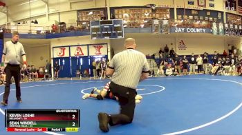 132 lbs Quarters & Wb (16 Team) - Keven Loshe, Bellmont vs Sean Windell, Heritage Hills