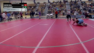 184 lbs Cons. Round 2 - Johan Gomez, UNATTACHED vs Carter Ball, Southeastern Community College