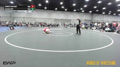 110 lbs Rr Rnd 3 - James Walker, Funky Singlets 12U vs Jaxon Fry, Tulsa Elite 12U 2