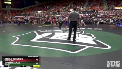 4A 138 lbs Quarterfinal - Jaxsen Salinas, Ulysses vs Atticus Guenther, Santa Fe Trail