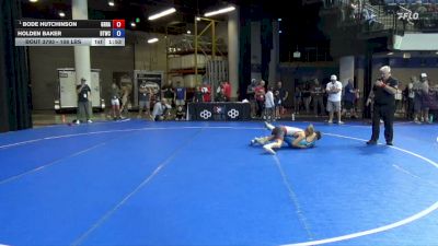 108 lbs Quarters - Bode Hutchinson, Grand Rapids vs Holden Baker, BTWC