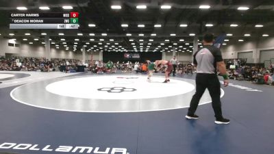 190 lbs Cons. Semis - Carter Harms, Missouri vs Deacon Moran, Zumwalt Wrestling Club