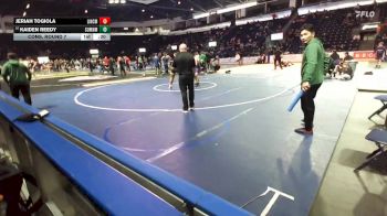 285 lbs Cons. Round 7 - Jeriah Togiola, Lincoln (Tacoma) vs Kaiden Reedy, Sumner