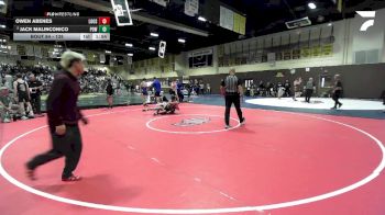 138 lbs Champ. Round 1 - Owen Abenes, Los Osos vs Jack Malinconico, Poway
