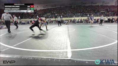 126 lbs Consi Of 8 #1 - Stetson Williams, Lions Wrestling Academy vs Joshua Ashcroft, Locust Grove Youth Wrestling