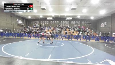 190 lbs Cons. Round 4 - Isaiah Velazquez, Tulare Union vs Sammuel Garnica, Stockdale