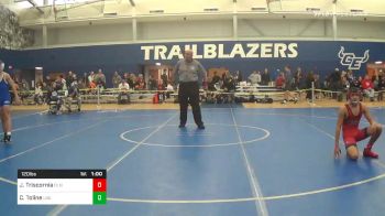 120 lbs Semifinal - Joseph Triscornia, Olathe North vs Cole Toline, Lincoln East