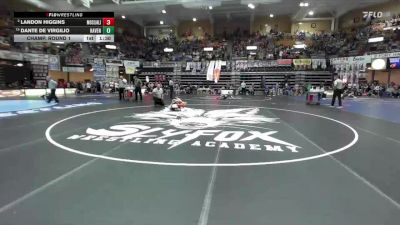 106 lbs Champ. Round 1 - Dante De Virgilio, Haven Hs vs Landon Higgins, Mound City-Jayhawk Linn Hs