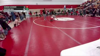 64-67 lbs Round 3 - Gunnar Achziger, Eaton Lil Reds vs Brayden Neal, PVBC Warrior Wrestling