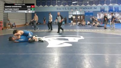 190/215 Round 2 - Matthew Pruett, Real Life Wrestling Club vs Conrad Sherburne, R-S Central High School Wrestl