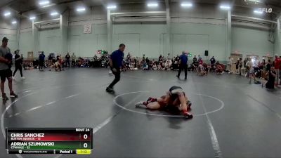 80 lbs Round 6 (8 Team) - Adrian Szumowski, CTWHALE vs Chris Sanchez, Buxton Squeeze