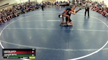150 lbs Round 4 (6 Team) - Cougar Betts, Utah vs Lexton Smith, North Dakota 2