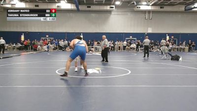 285 lbs Consi Of 16 #2 - Jordany Mateo, Bridgewater vs Takuma Steinburger, Maine Maritime Academy