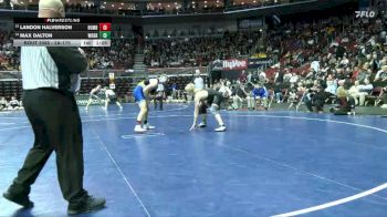 2A-175 lbs Champ. Round 1 - Landon Halverson, Humboldt vs Max Dalton, Woodward-Granger
