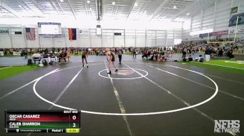 150 lbs Cons. Round 2 - Caleb Sharron, Galena vs Oscar Casarez, Reed