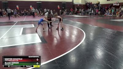 SPW-9 lbs Quarterfinal - Elijah Kerker, USA MAT CLUB vs Sawyer Schatzle, Lynx Wrestling Club