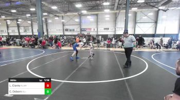 86 lbs Quarterfinal - Lane Clarey, Klamath Basin Warriors vs Caleb Osborn, All-Phase WC