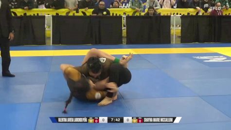 Shayna Marie McCallum vs Valentina Javiera Larrondo Peña 2024 World IBJJF Jiu-Jitsu No-Gi Championship